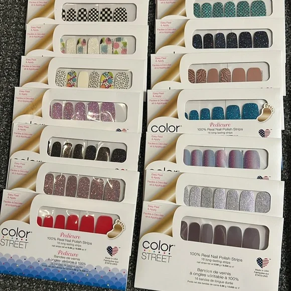 Color Street nail strips lot of 50 sets NWT - Picture 5 of 10